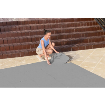 Mata ochronna pod Jacuzzi Lay-Z-Spa BESTWAY Puzzle + Mata pod pompę 25 el.